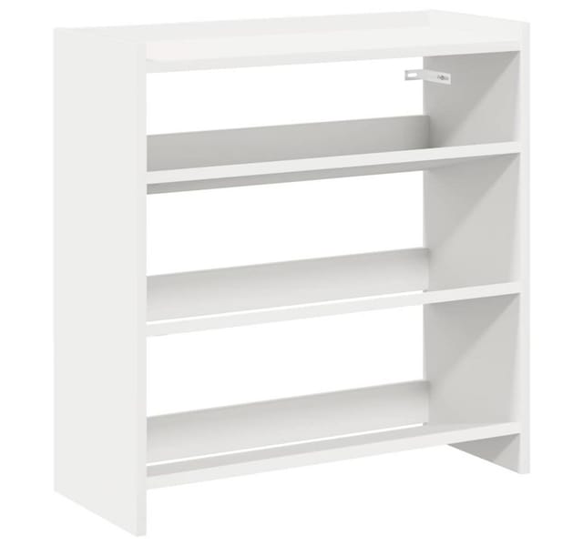 vidaXL Schuhregal Weiß 60x25x62 cm Holzwerkstoff 859887