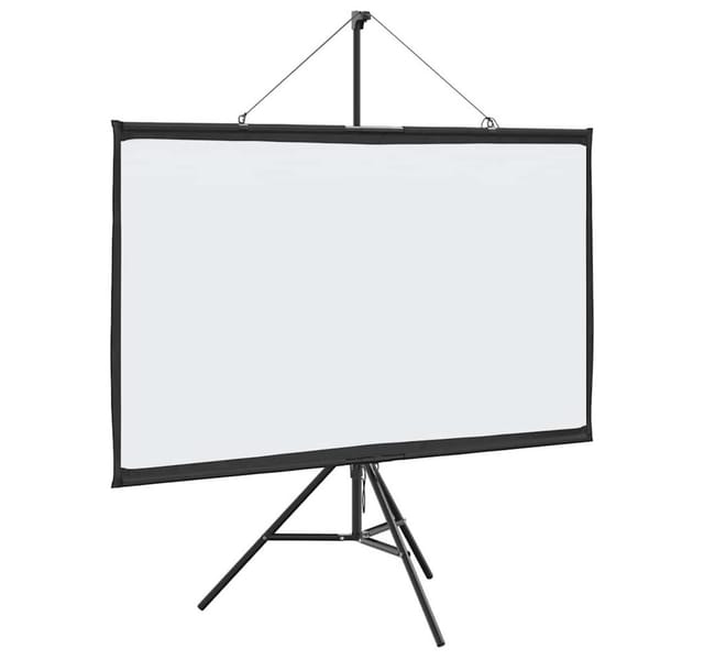 vidaXL Projektionsleinwand mit Stativ 72 Zoll 16:9 4101047