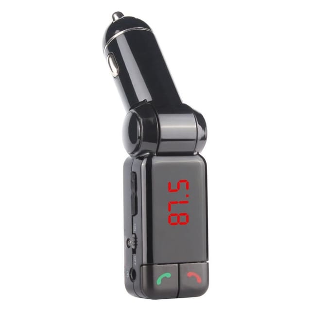 Bluetooth-freisprecheinrichtung Mit Mp3-player Fürs Auto Und Fm-transmitter Für Mobiltelefonanrufe