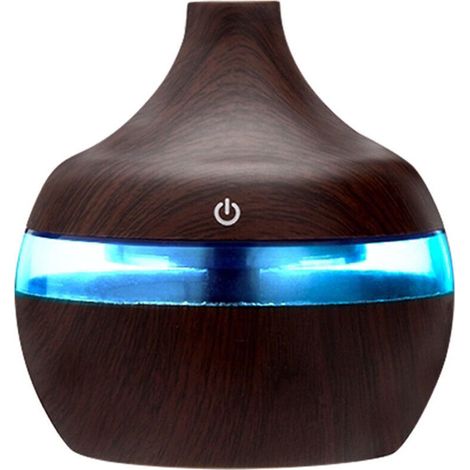Sabir 300 Ml Luftbefeuchter Für Ätherische Öle, Ultraschall-aroma-diffusor Mit Kaltnebel, Elektrischer Duftdiffusor Mit 7 Wechselnden Farben, Spa-geräuschdämpfung, Für Zuhause Und Büro