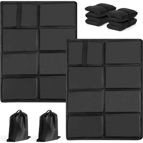 2er-pack Faltbare Campingmatten Aus Xpe-material, Tragbare Sitzmatten, Wasserdichte Sitzmatten, Schaumstoffmatten, Geeignet Für Camping, Picknicks, Reisen Und Wandern.
