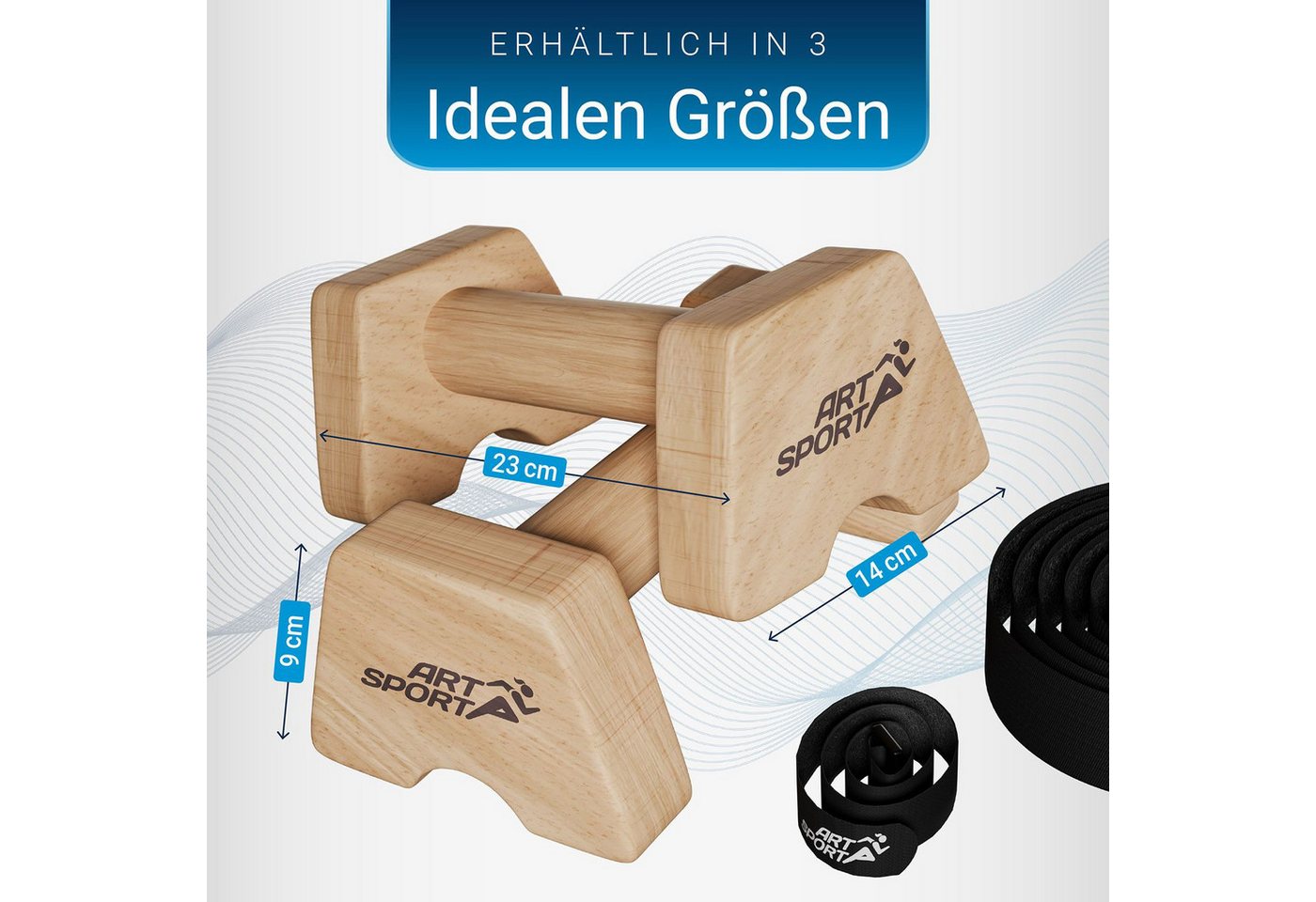 ArtSport Holz Liegestützgriffe M Bild 5