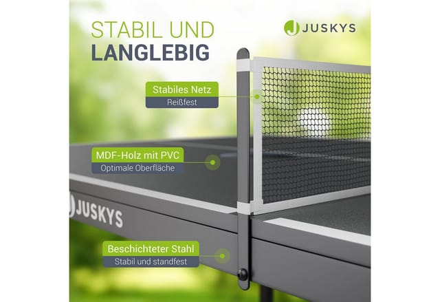 Juskys Tischtennisplatte Flexi