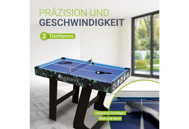 Juskys 5 in 1 Multi-Spieltisch Ballzauber