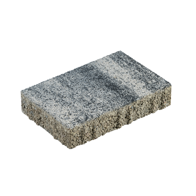 Diephaus Pflaster Aquadrain Permea 30 cm x 20 cm x 6 cm Weiß-Schwarz