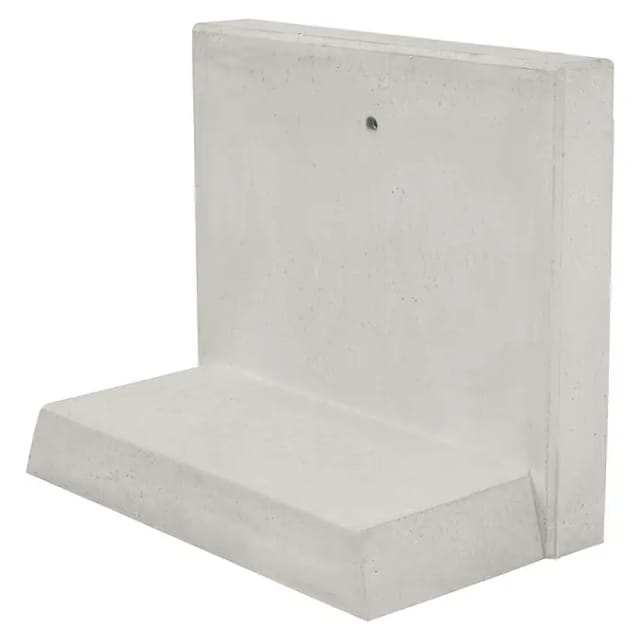 Diephaus L-Stein Bewehrt 55 cm x 50 cm x 30 x 12 cm Grau