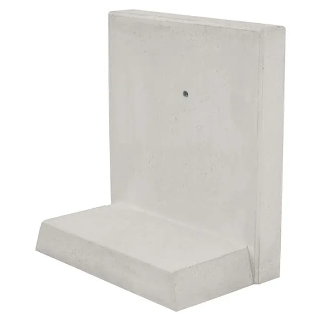 Diephaus L-Stein Bewehrt 80 cm x 50 cm x 45 x 12 cm Grau