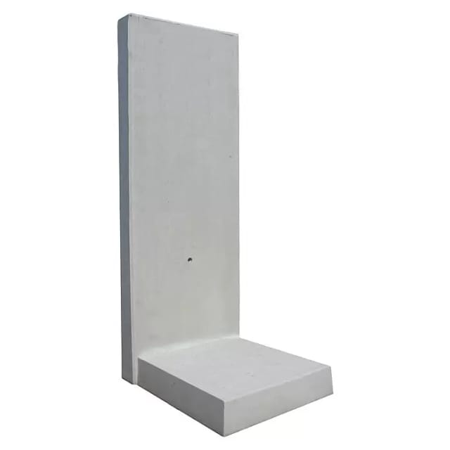 Diephaus L-Stein Bewehrt 205 cm x 50 cm x 115 x 12 cm Grau