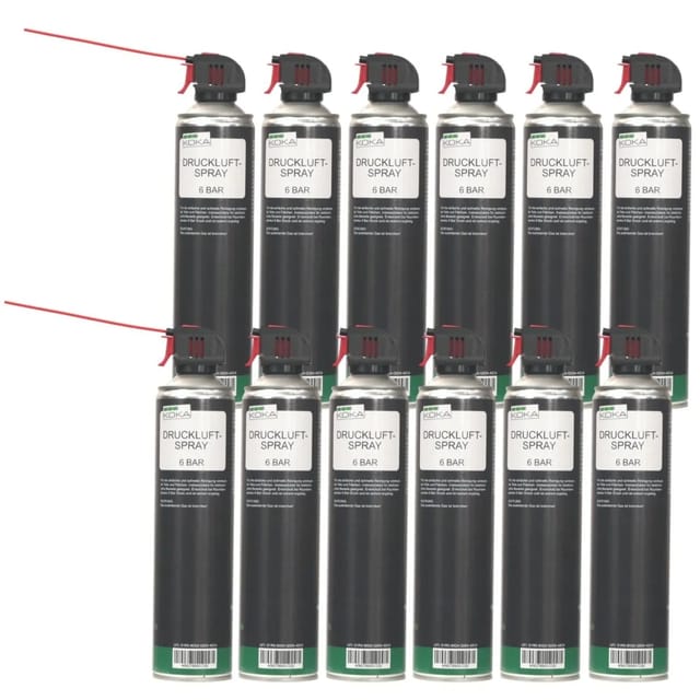 KOKA 12x Druckluftspray 6 Bar