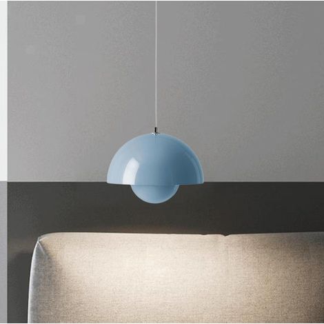 Led-kronleuchter Mit Leuchtmittel (e27), Für Esszimmer, Wohnzimmer, Schlafzimmer Und Esszimmer, 6500k Weißes Licht, Blau