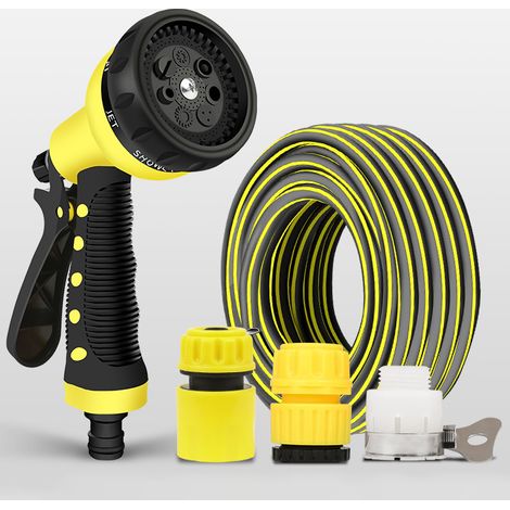 M Flexibler Gartenschlauch, Gartenschlauch Mit Multifunktions-sprühdüse, Gartenschlauch-set