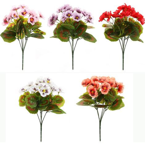 Künstliche Stiefmütterchen, Frühlingsblumen, Wildblumen, Künstliche Fleißige Lieschen, Zur Dekoration Von Garten Oder Veranda