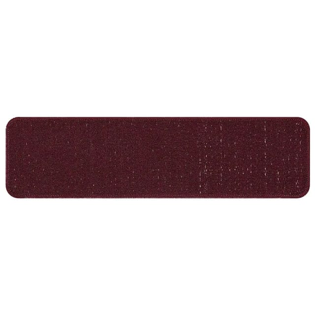 vidaXL Rutschfeste Treppenmatten 15 Stk Bordeaux 75 x 20 cm PP 4019813