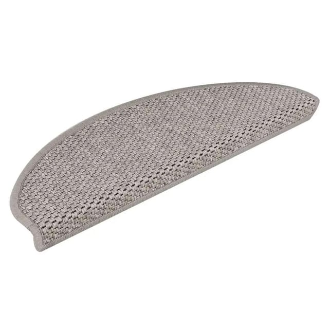 vidaXL Treppenmatten Selbstklebend Sisal-Look 15 Stk 65x21x4 Silbern 326871