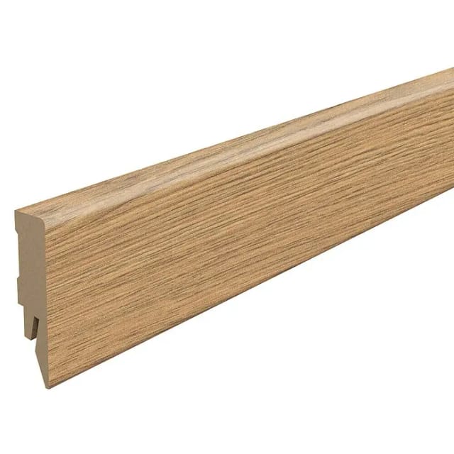 Egger Sockelleiste L289 Kubisch für Fußboden Asgil 6 cm Eiche Honig
