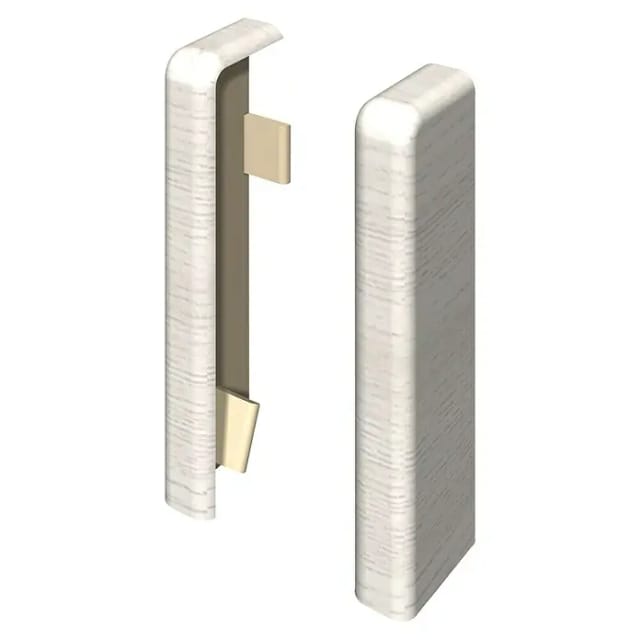 Egger Endstück 6 cm Eiche Weiß 2 Stück