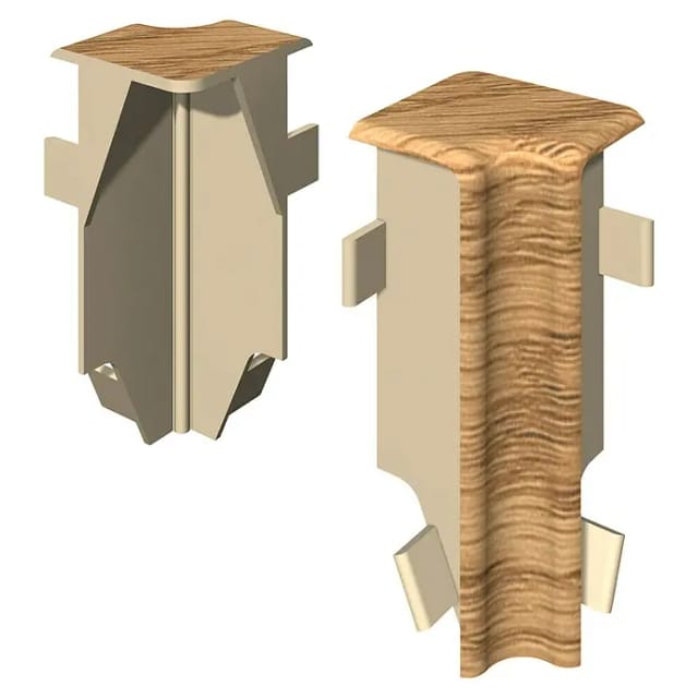 Egger Innenecke Kubisch 6 cm Eiche Toffee 2 Stück