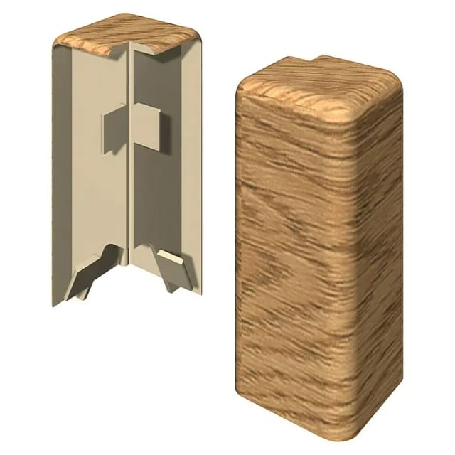 Egger Außenecke Kubisch 6 cm Eiche Toffee 2 Stück