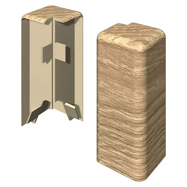 Egger Außenecke Kubisch 6 cm Eiche Taupe 2 Stück