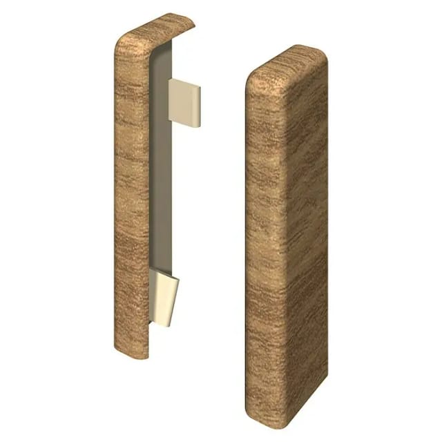 Egger Endstück 6 cm Eiche Rotbraun 2 Stück