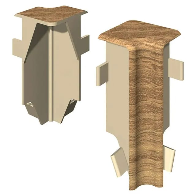 Egger Innenecke Kubisch 6 cm Eiche Rotbraun 2 Stück