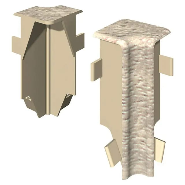 Egger Innenecke Kubisch 6 cm Esche Grau 2 Stück