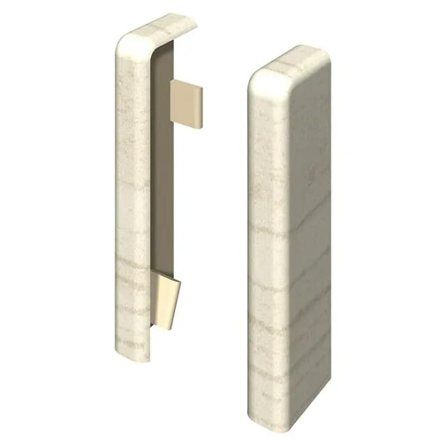 Egger Endstück 6 cm Eiche Graublau 2 Stück