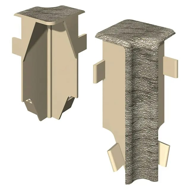 Egger Innenecke Kubisch 6 cm Eiche Grau 2 Stück