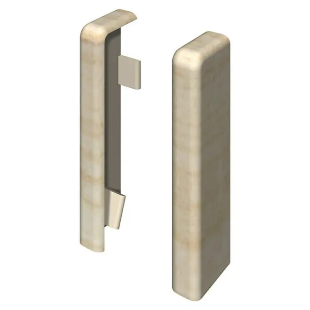Egger Endstück 6 cm Eiche Creme 2 Stück