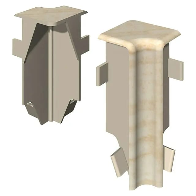 Egger Innenecke Kubisch 6 cm Eiche Creme 2 Stück