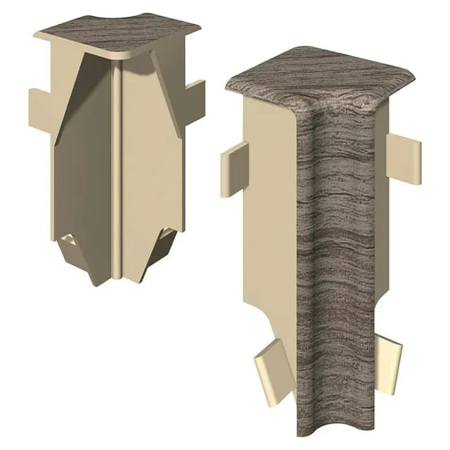 Egger Innenecke Kubisch 6 cm Eiche Anthrazit 2 Stück