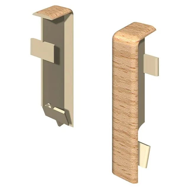 Egger Zwischenstück 6 cm Buche Natur 2 Stück