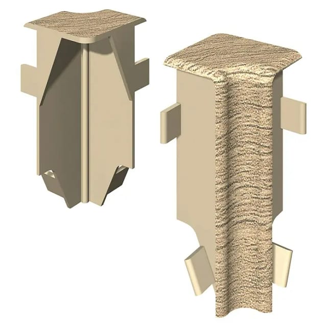 Egger Innenecke Kubisch 6 cm Eiche Mittelbraun 2 Stück