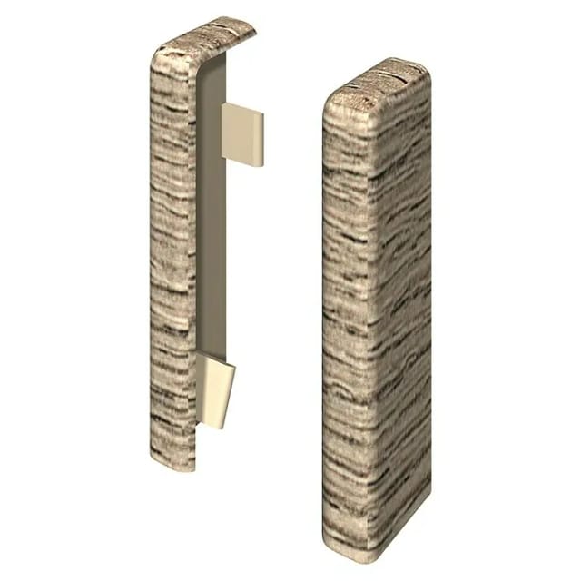 Egger Endstück 6 cm Eiche Graubraun 2 Stück