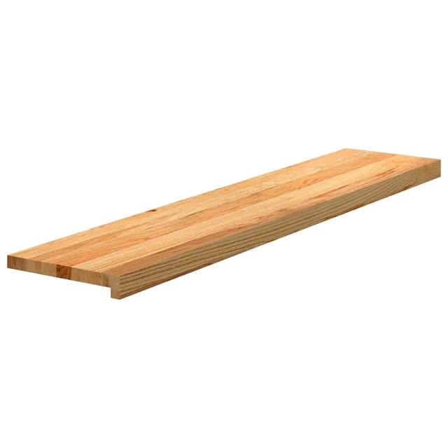 vidaXL Treppenstufen 4 Stk Hellbraun 120x25x2 cm Massivholz Eiche 3282958