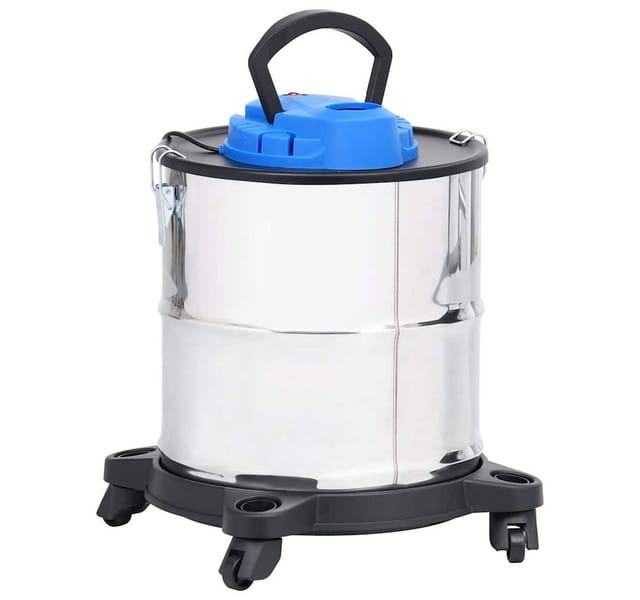 vidaXL Aschesauger mit HEPA-Filter 1200W 20 L Edelstahl 147679
