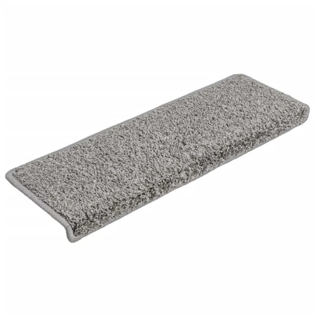 vidaXL Stufenmatten 10 Stk 65x21x4 cm Grau Rechteckiger Rand 149815