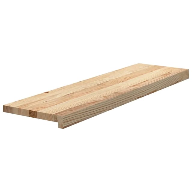 vidaXL Treppenstufen 8 Stk Unbehandelt 90x30x2 cm Massivholz Eiche 3282913