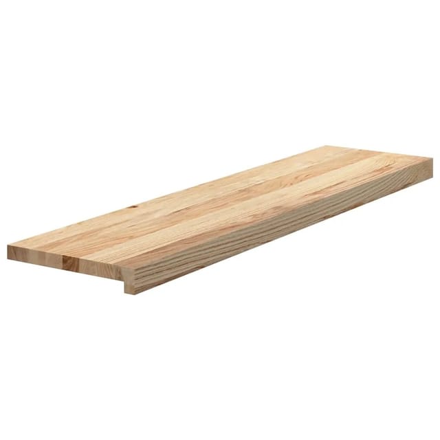 vidaXL Treppenstufen 12 Stk Unbehandelt 100x25x2 cm Massivholz Eiche 3282920