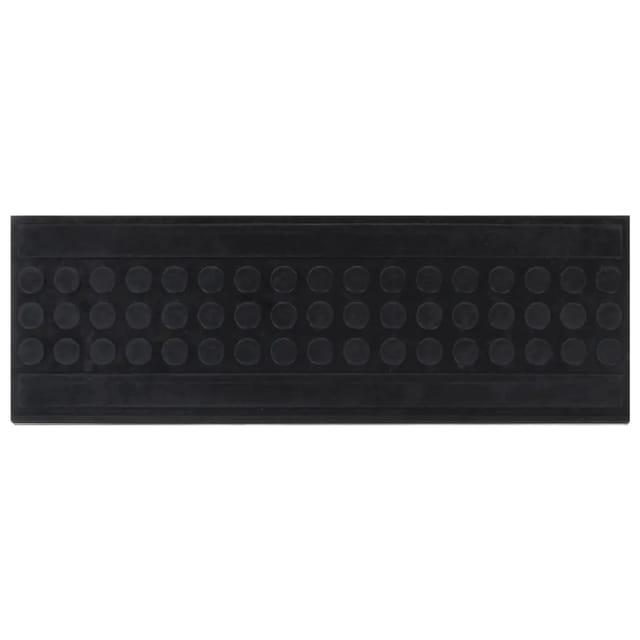 vidaXL Stufenmatten 10 Stk 25x75 cm Gummi 155637