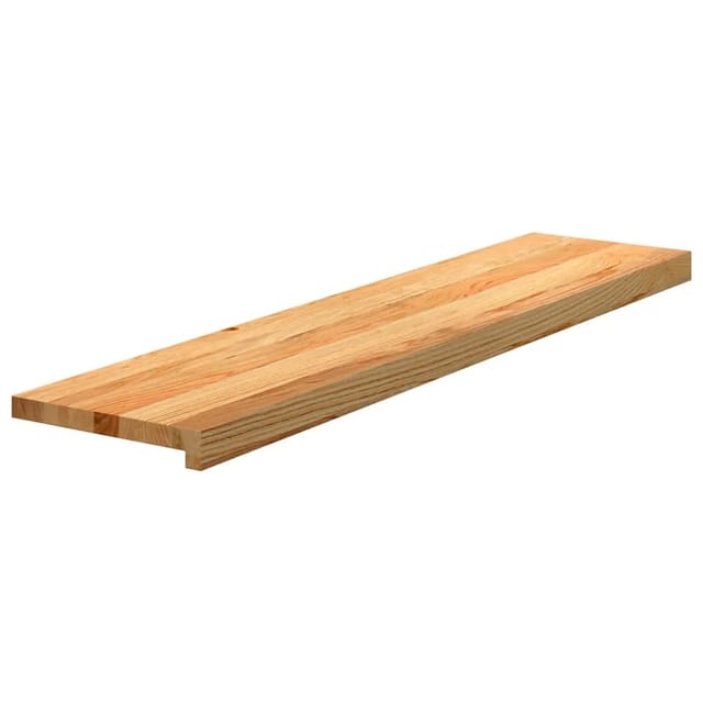 vidaXL Treppenstufen 4 Stk Hellbraun 100x30x2 cm Massivholz Eiche 3282962