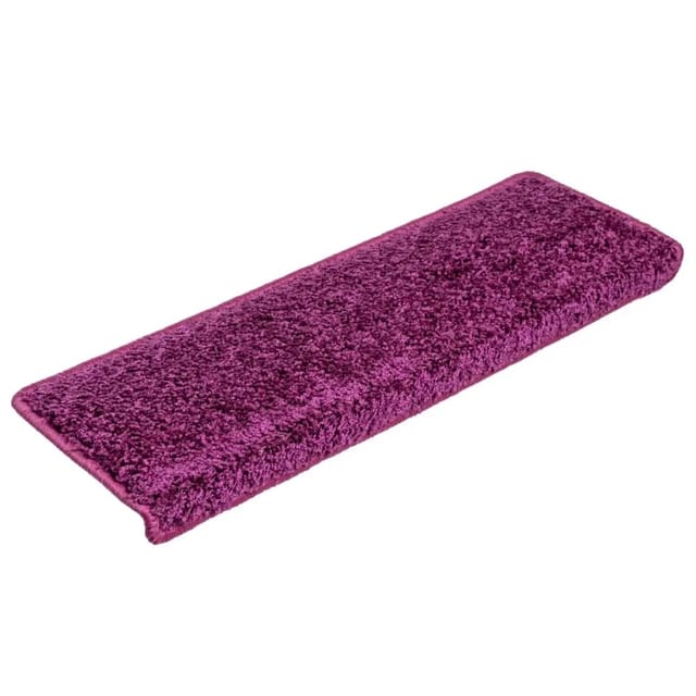 vidaXL Stufenmatten 10 Stk 65x21x4 cm Violett Rechteckiger Rand 149825