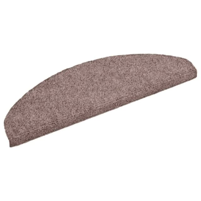 vidaXL Stufenmatten Selbstklebend 30 Stk 65x21x4 cm Hellbraun Halbrund Groß 3365655