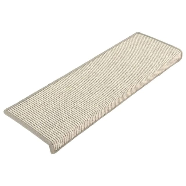 vidaXL Stufenmatten 15 Stk 65x21x4 cm Silber Rechteckiger Rand 326907