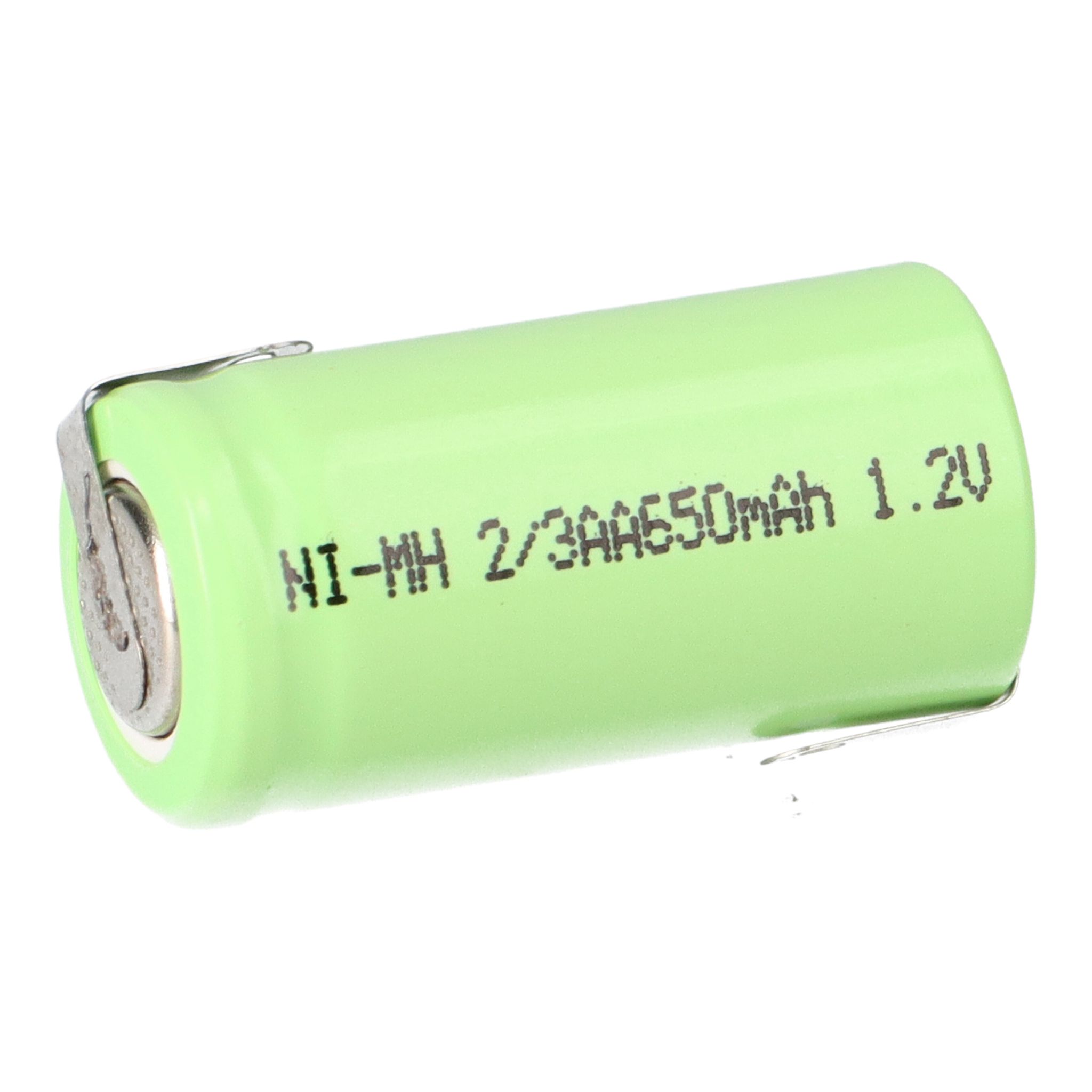 Vhbw Akku Ersatz Für 2/3aa Für Modellbau (650mah, 1,2v, Nimh Grün)