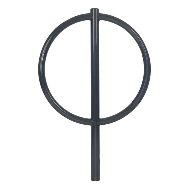 TRUTZHOLM Fahrradanlehnbügel 115x76cm Stahl Pulverbeschichtet Durchmesser 60mm Typ O Anthrazit