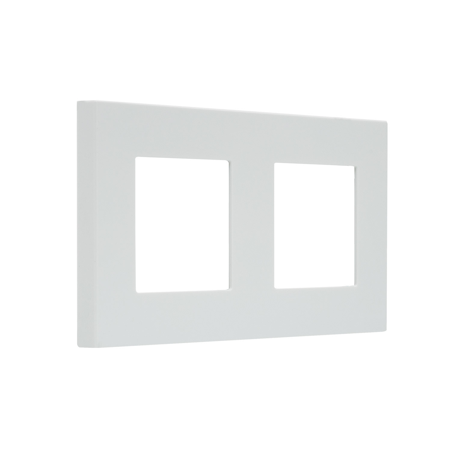 Rahmen Pc 2 Module Modern Weiß Für Modern Touch-schalter