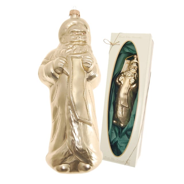 Krebs Glas Lauscha Weihnachtsornament Santa Uni 1-tlg. 22cm