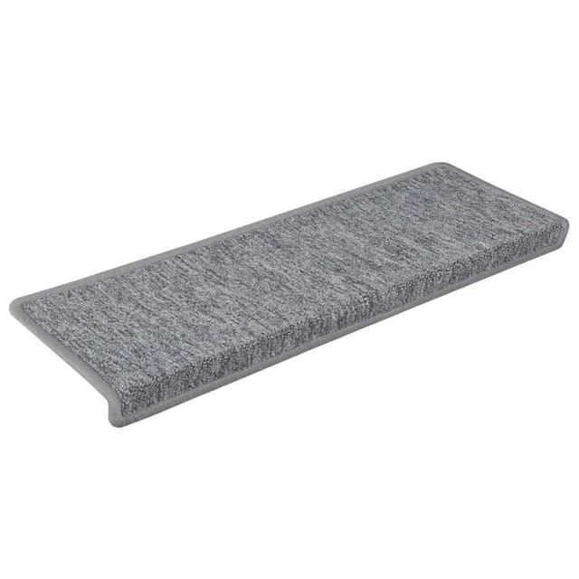 vidaXL Stufenmatten 30 Stk 65x21x4 cm Hellgrau Rechteckiger Rand 3365778
