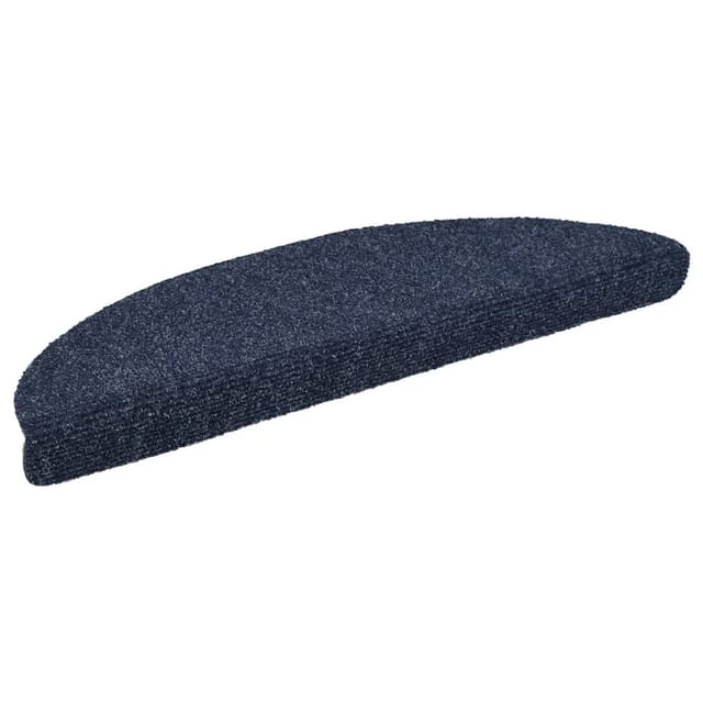 vidaXL Stufenmatten Selbstklebend 20 Stk 56x17x3 cm Blau Halbrund 3365672